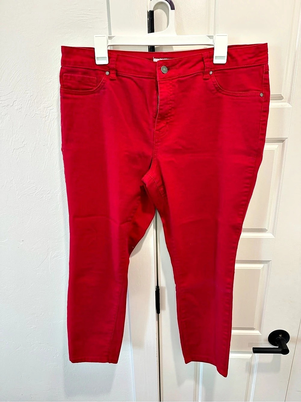 d.jeans Skinny Jeans in Red Waist 16 Like New